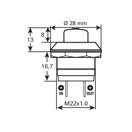 COPPIA PULSANTE APRI PORTA HI-FI CAR