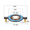 MEMBRANA Bobina Per Driver ST54D 8 Ohm 51mm