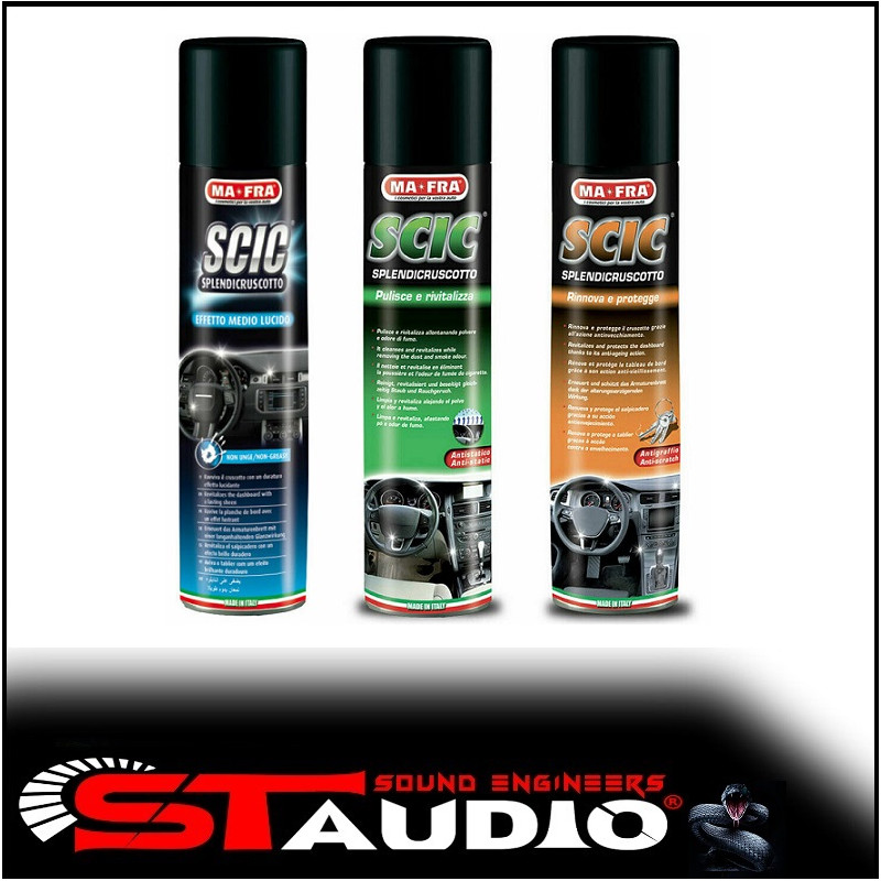 MAFRA SCIC SPRAY PULITORE RIVITALIZZANTE E LUCIDO PER CRUSCOTTO AUTO 600ML