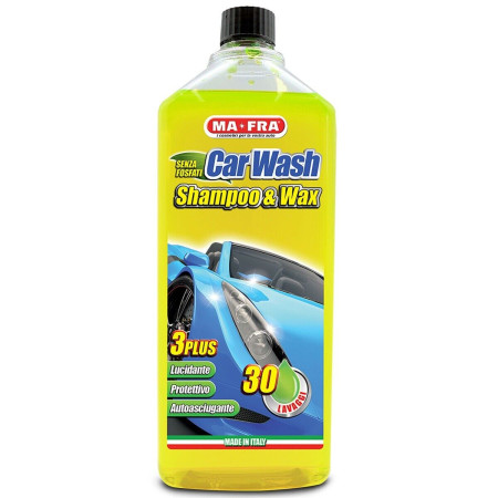 MA-FRA Car Wash Shampo e Cera per Auto Moto Protegge Anti-alone Hydro Speed 1 Lt