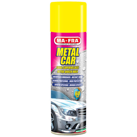 MAFRA METAL CAR CERA SPRAY RAPIDA CARROZZERIA POLISH AUTO MOTO EFFETTO SPECCHIO