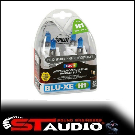 COPPIA LAMPADA ALOGENA 12VOLT BLU-XE - H1 - 60/55W - P43T - 2 PZ pilot CAR lampa