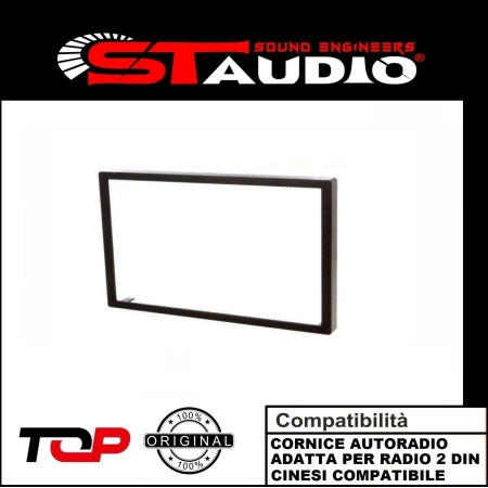 CORNICE RADIO 2 DIN ADATTATORE PER STEREO CINESE