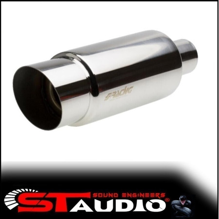 Simoni Racing Marmitta Scarico Acciaio Inox Tonda ESR086