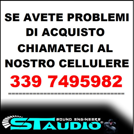 SE AVETE PROBLEMI DI ACQUISTO CHIAMATECI AL 3397495982