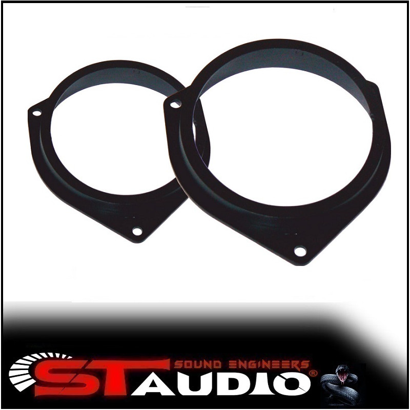 COPPIA Supporti altoparlanti 13mm Post. FIAT-ALFA-CITROEN-PEUGEOT Supporti altoparlanti 165mm Ant FIAT-ALFA-CITROEN-PEUGEOT