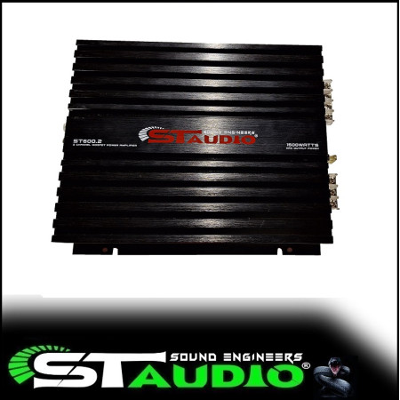 AMPLIFICATORE STAUDIO ST600.2 CLASSE AB 2 OHM 1500 WATT