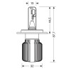 KIT LAMPADINE A LED LAMPA PILOT H4 HALO BLADE 9-32V 6500K 4000 lm 20W