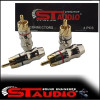 4 SPINOTTI RCA PROFESSIONALI PLACATI GOLD 24°