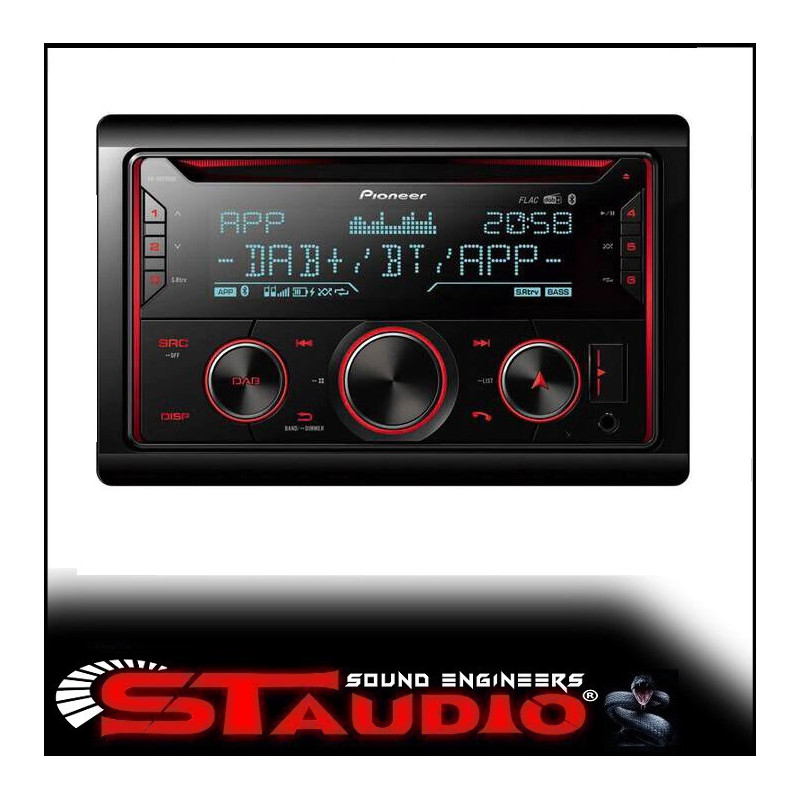 PIONEER FH-S820DAB 2 DIN CD - MP3- AUTORADIO